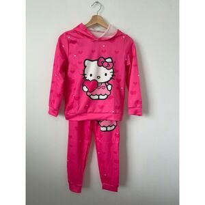 Hello Kitty Girls Hoodie & Pants Set – Pink – Size 9-10 Youth – NWOT